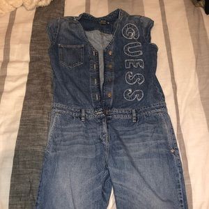 Denim Overalls